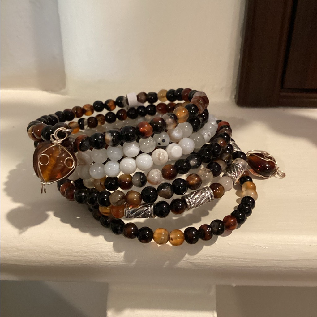 Seven Strand Beaded Bracelet